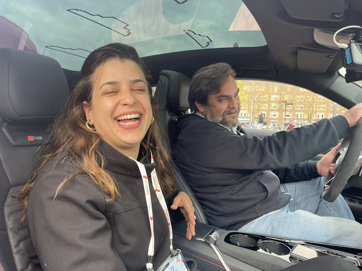 As part of the @KubeByExample I was interviewed by @1angdon about my path in communities with the agenda of empowering women & diversity and introducing recycling standards in the Israeli ecosystem during our ride at Amsterdam in this crazy AudiUK aAG e-tron GT RS 🏎️

#kubeconeu