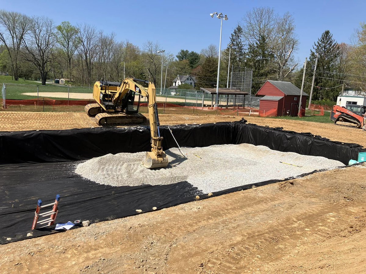 UhrigConstruct's tweet image. Construction is underway of the Stormkeeper SK75 basin supplied by Lane Enterprises Inc. at Wagenseller Park in Glenmoore. Happy to be working with Nolt's Excavating, LLC on this project.