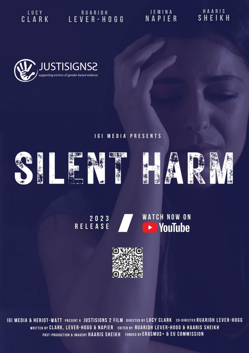 If you have 20 mins please do watch #SilentHarm produced by our team inc. <a href="/igimedia/">Interesource Group</a> &amp; <a href="/HW_LifeinLINCS/">LINCS Heriot-Watt</a> <a href="/JeminaNapier/">Prof Jemina Napier, PhD, FAHA, FAcSS, FASLI</a> &amp; Lucy Clark as part of #Justisigns2 project on empowering #deaf women experiencing Gender-Based Violence

youtu.be/dcIKqUtlIOk