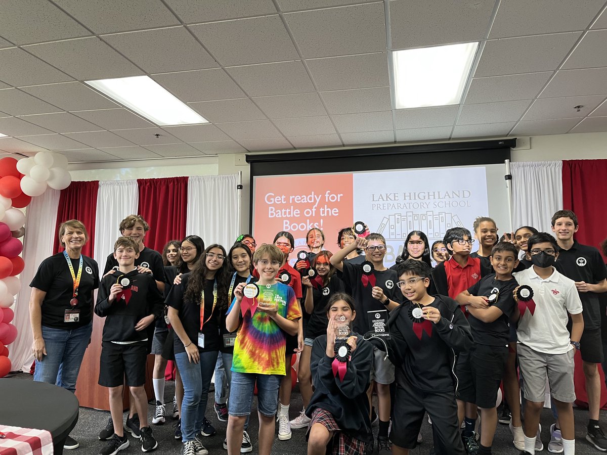 So proud of our <a href="/FloridaMediaEd/">FAME</a> Battle of the Books participants! Congratulations to our <a href="/FloridaSSYRA/">Florida SSYRA</a> winners: Team From A-Z (grades 6-8) and The Destroyers (grades 3-5)! <a href="/lhpsnews/">Lake Highland Preparatory School</a>