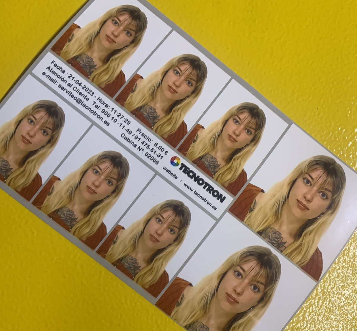 identity document photo update