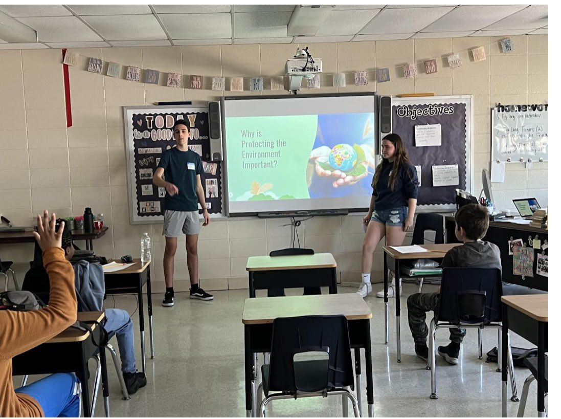 Thanks to Ms. Baratta and the Ecology Club from <a href="/Dumont_HS/">Dumont High School</a> for bringing your Earth Day lesson to Selzer! 🌏