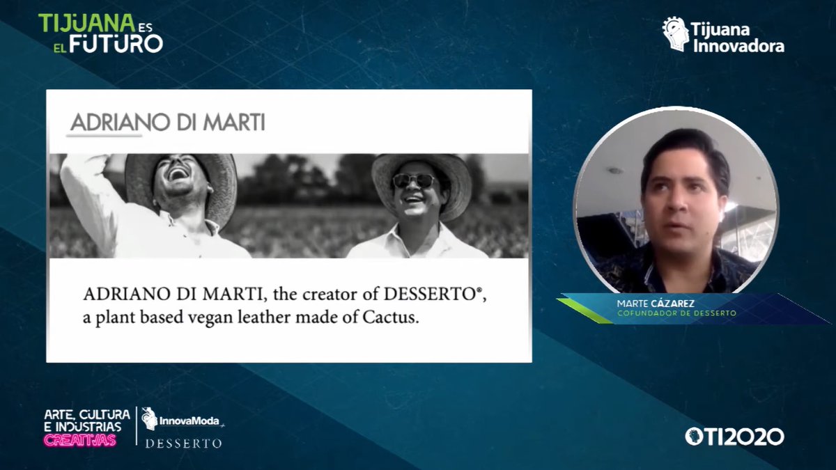 TiBinational's tweet image. 🌎The fashion industry is also doing their part in seeking for a healthier planet. During 2020 #InnovaModa broadcasted a conference by #Desserto a Mexican brand that produces sustainable vegan leather made from cactus plants🌵👗🧥🧵

#TijuanaInnovadora #EarthDay🌎