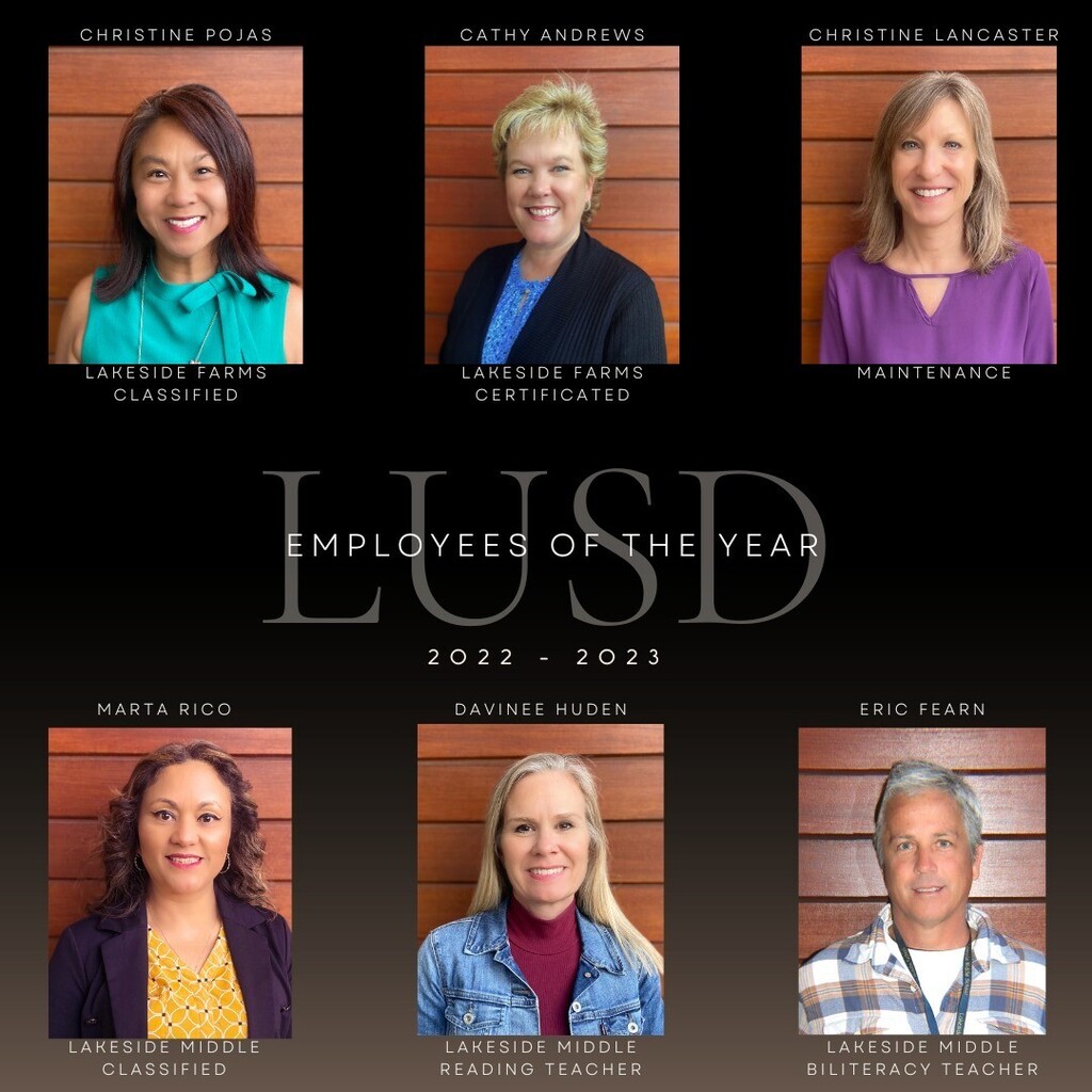 Lakeside_USD's tweet photo. "Alone we can do so little; together we can do so much." (Helen Keller)

We are pleased to announce our amazing certificated and classified employees of the year. Your dedication to the students of Lakeside is truly appreciated and valued. #lusdlearns https://t.co/ka8vVHUgbN https://t.co/PJqhMKesiv
