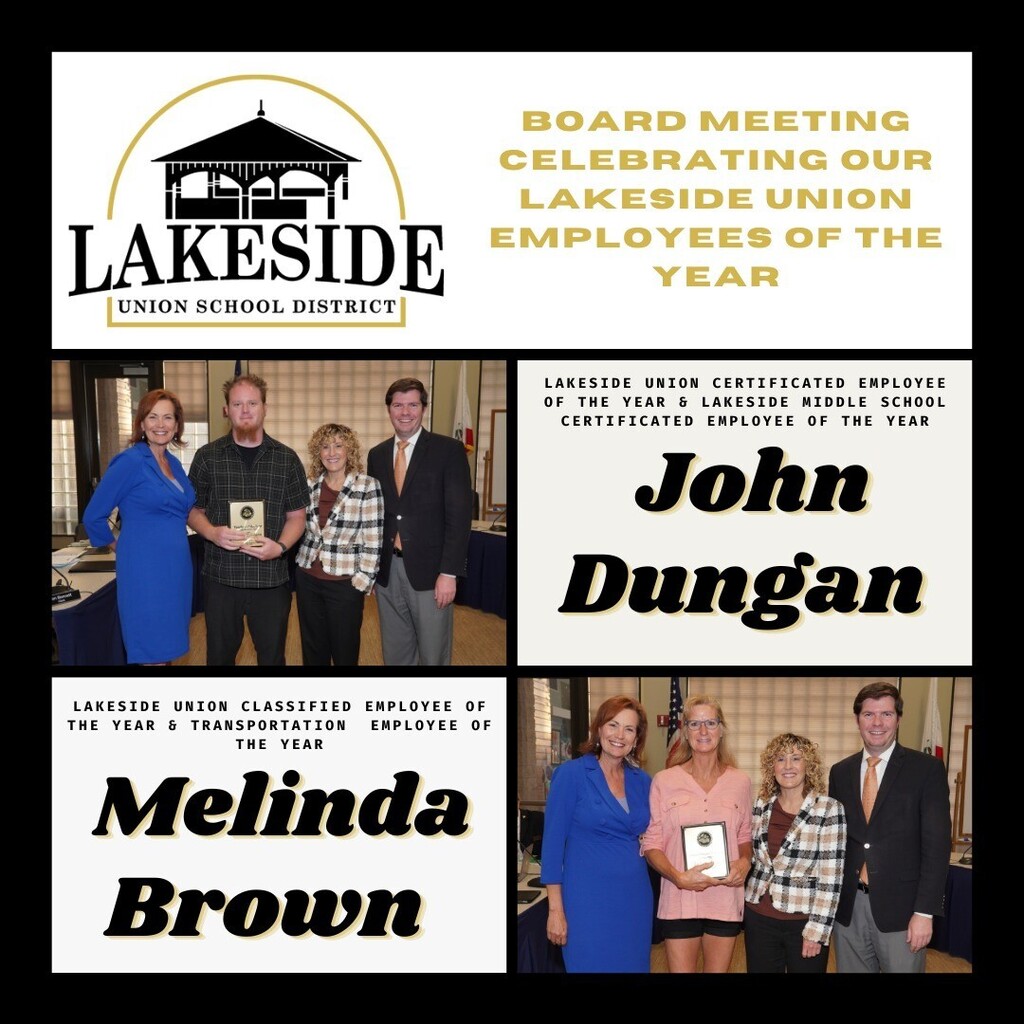 Lakeside_USD's tweet photo. It was such an amazing board meeting celebrating our employees of the year! Thank you for all that you do! #lusdlearns https://t.co/MpWN6DoSdA https://t.co/9MbgNBXfbM