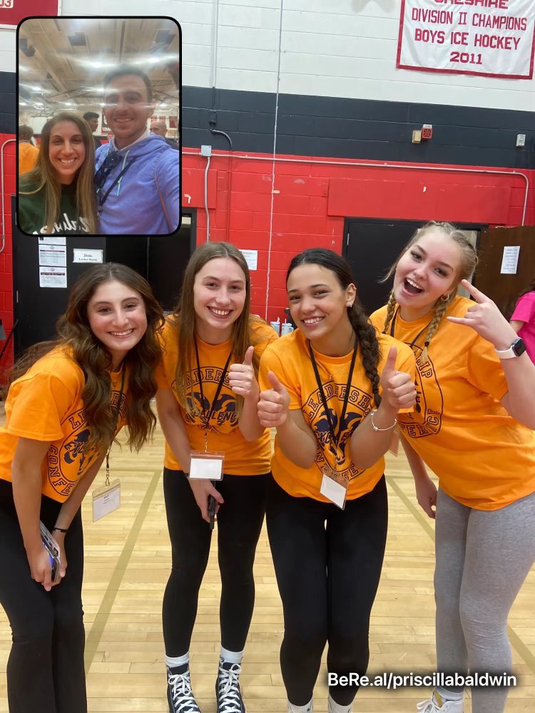 Great day at Cheshire Excellence in Leadership Conference for this outstanding 11th grade group of future leaders. Coach Ferreira and I holding down the BReal tradition. <a href="/CoachJFerreira/">Coach Ferreira</a> <a href="/FTMHSCounseling/">Francis T Maloney School Counselors</a> <a href="/MaloneySpartans/">Maloney Athletics AD</a>