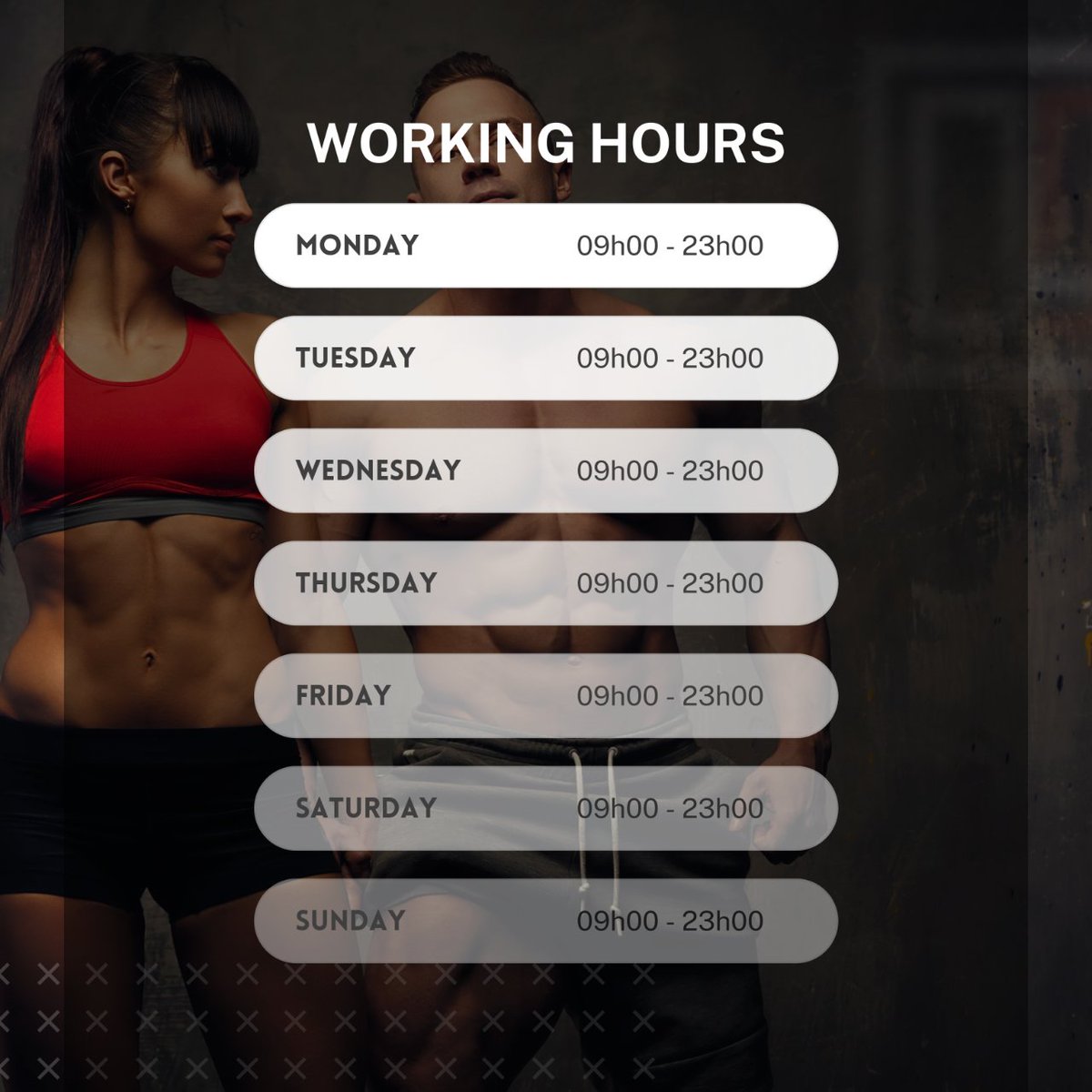quickbody_org's tweet photo. We are happy to announce that our fitness center will resume its regular business hours starting from next week. We hope to see you soon at Quick Body. Your ultimate destination for personal coaching and physical wellness!Β ποΈ
#quickbody #gym #fitness #fitnesscenter #gymcenter https://t.co/Yf8udo2OcN