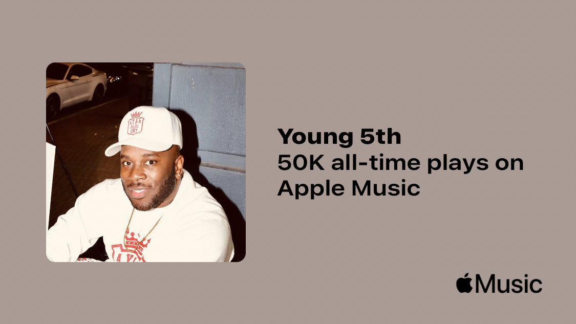 Just passed a new Milestone on <a href="/AppleMusic/">Apple Music</a>. Thanks for listening!
music.lnk.to/IITVLT
