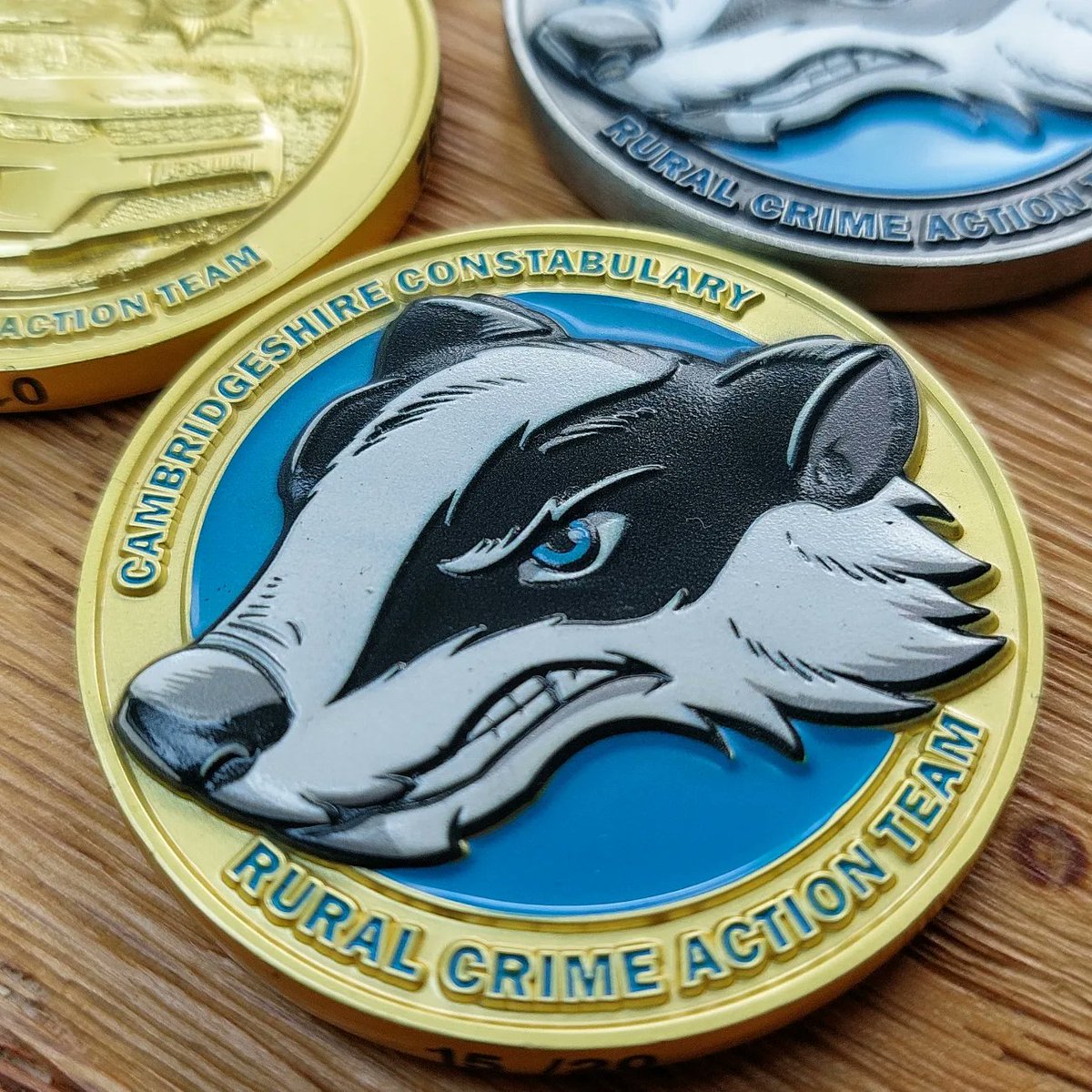 InfoCoinsClub's tweet photo. Due to their popularity, we've produced more Coins &amp; Patches to meet demand in some different finishes for our client... Including 20 special gold #challengecoins 🪙

Small number up for sale as charity fundraiser...
Details email... Rcatcoin@gmail.com https://t.co/tW5ryepjiK