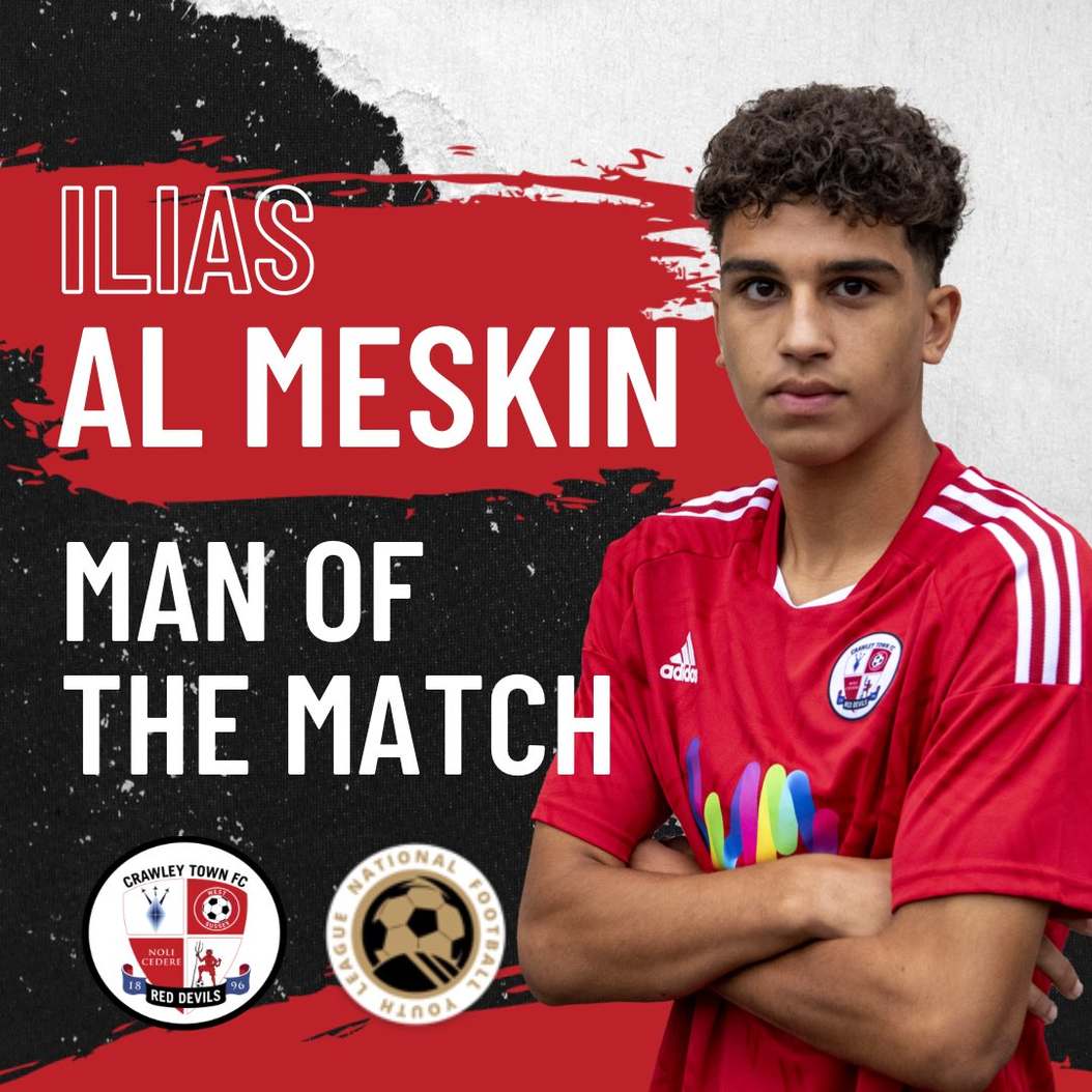 🏆 MAN OF THE MATCH

Our Spanish magician, Ilias Al Meskin, is today’s MOTM.

He stepped up to the challenge of playing out of his natural position today. Read the game superbly and produced a #characterart #gaming #gamedev #unrealengine   
Original: CrawleyFAcademy