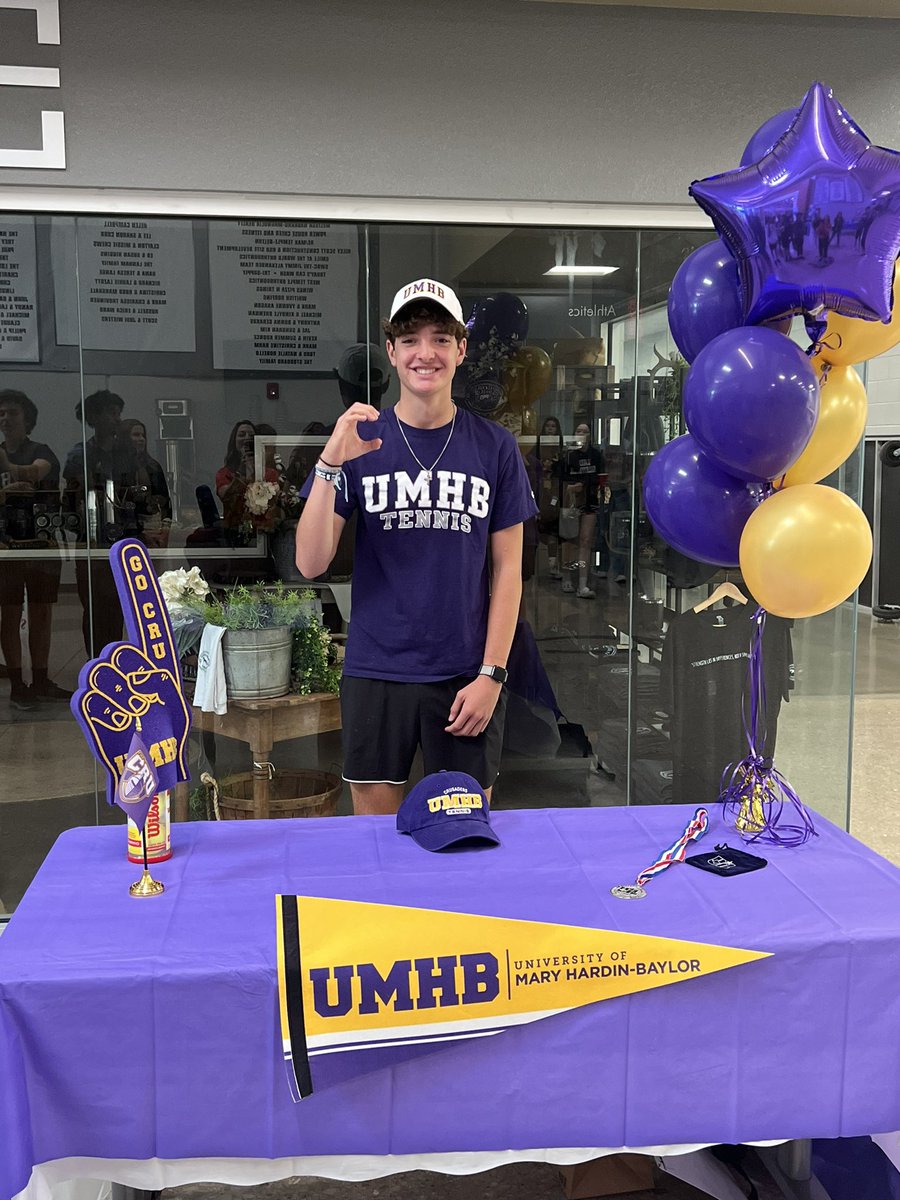 LBHS Bronco Tennis (@lbhstennis) on Twitter photo Sam Rahm signed to play at UMHB today. Go Crew! <a href="/LakeBeltonHS/">Lake Belton High School</a> <a href="/BeltonISDAth/">Belton ISD Athletics</a> <a href="/nikirmorgan/">Niki Morgan</a> Sam Rahm signed to play at UMHB today. Go Crew! <a href="/LakeBeltonHS/">Lake Belton High School</a> <a href="/BeltonISDAth/">Belton ISD Athletics</a> <a href="/nikirmorgan/">Niki Morgan</a>