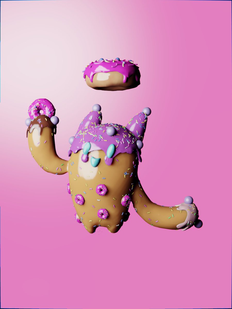 F3l1xvvvvv's tweet photo. To celebrate the upcoming Eve PFP @DimensionalsRPG drop!

I made a 3D"DONUT EVE". Spend all day to finish it. 3AM right now so im gonna get to sleep.
GN &amp; Peace, guys!

@DimensionalsArt @T3h_Ghost @SashaMackinnon 

#DIMENSIONALS #DIMENSIONALSARMY #DimensionalsRPG #DimensionalsArt https://t.co/zMeMJzlezD