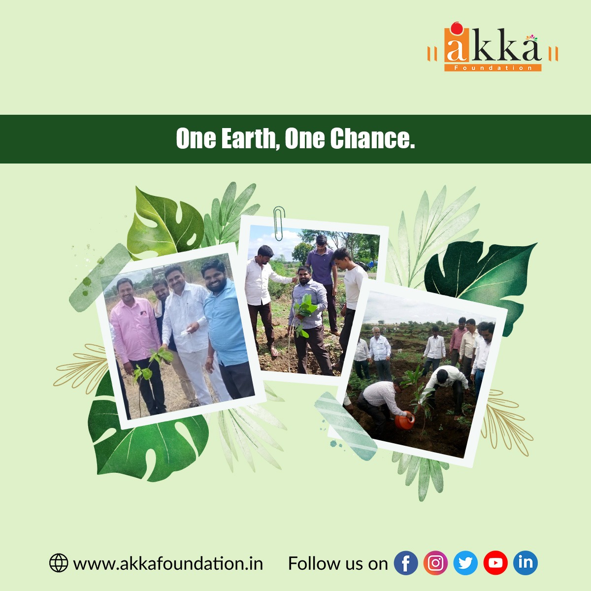 It is our responsibility to hand over Earth in a healthier form to our coming generation. Let us work together to make it a better place. 

#जागतिकवसुंधरादिन #जागतिकवसुंधरादिन🌱 #जागतिकवसुंधरादिन🌏 #Drushti_Abhiyan #Latur #NGO #ProjectAnandi #AkkaFoundation #Anandi