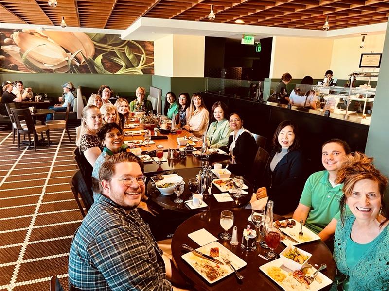 UNTCMHT's tweet photo. Today the Merchandising &amp; Digital Retailing Department gathered to celebrate their recent accreditation by the Textile and Apparel Program Accreditation Commission. Congratulations! #untcmht #untmerchandising #accreditation #tapac #itaa https://t.co/3nkYVx0lz4