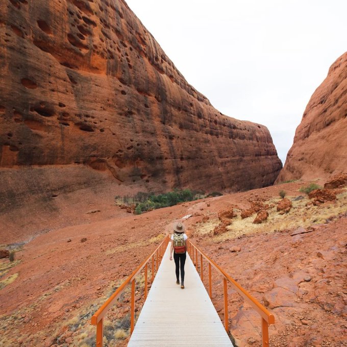 Someone pass us a pen; we need to add #WalpaGorge to our bucket list - ASAP! 📝🧡  Cheers to IG/plentyofdust<a href="/tag/walpagorge"class="tags">#WalpaGorge</a><a href="/tag/seeaustralia"class="tags"><span>#seeaustralia</span></a><a href="/tag/comeandsaygday"class="tags"><span>#comeandsaygday</span></a><a href="/tag/ulurukatatjuta"class="tags"><span>#ulurukatatjuta</span></a>