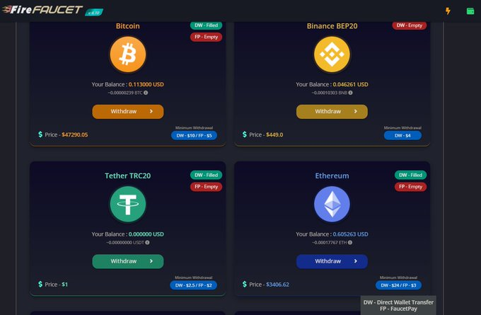 RezToken's tweet photo. 最近の日課は、朝起きたら #firefaucet をしています。 ある程度の #暗号資産 が入るのでフォーセットは 空いた時間にするのがおすすめです~ #仮想通貨 #フォーセット #ブロックチェーン
@cctip_com draw 0.42 PHT 80 https://t.co/zfJn0GDSi5