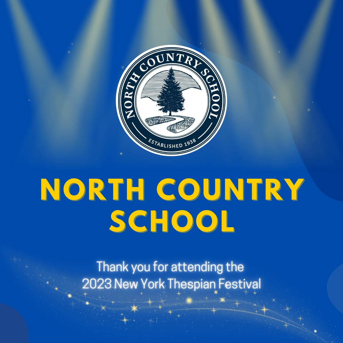 Are you excited for the 2023 New York Thespian Festival? 🎭  We are, and we're so happy to have North Country School joins us for the amazing day! 😄

#newyorkthespians #nythespians #thespiansociety #thespians #thespian #thespy #NYThespianFestival2023