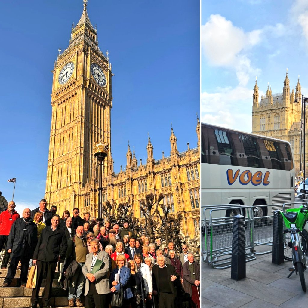 🤝 A great day welcoming nearly 50 constituents to the Palace of Westminster.

🚍 Thank you again to Voel Coaches for providing the transport.

📝 To register for future tours of Parliament, please email james.davies.mp@parliament.uk.