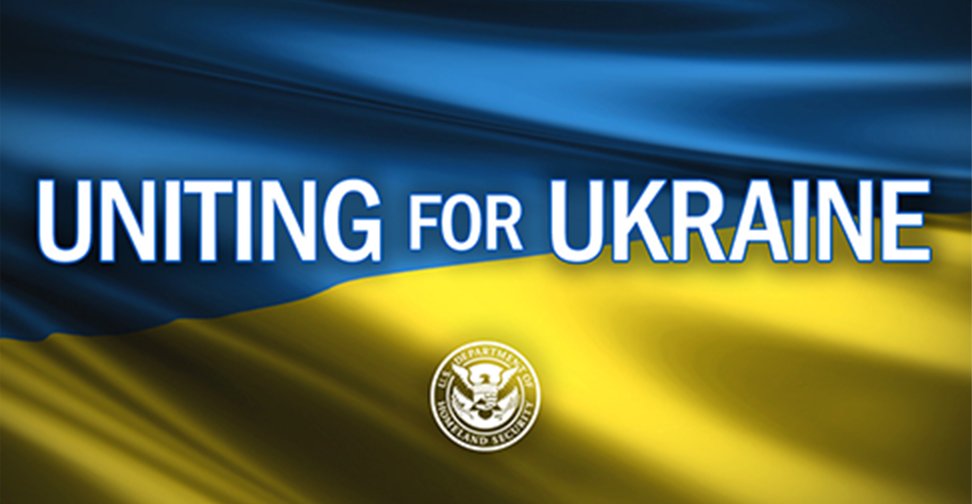 DHSgov's tweet photo. Today marks a year of the #UnitingforUkraine program, a streamlined process to provide Ukrainian citizens with the opportunity to come to the United States amid Russia’s war in Ukraine.
@SecMayorkas shares his reflections: https://t.co/EFAlhZgkpU https://t.co/d5Czwgo0xU