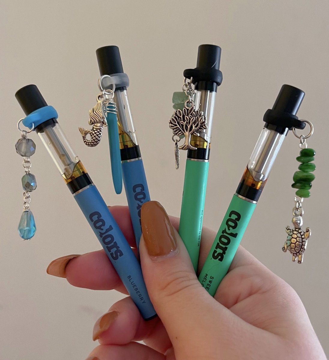 seekin_sunshine's tweet photo. vape charms for 4/20🍁✨ https://t.co/lx3b7Xo1zU