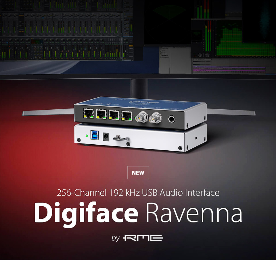 RME_Americas's tweet photo. The best interfaces for all important Audio-over-IP protocols. Dante, AVB and ... Ravenna.
The new RME DIGIface Ravenna: https://t.co/UaMePjFRg6

#rme #rmeaudio #rmeaudiousa #digiface #ravenna #audio #network https://t.co/2SjJdBf5je