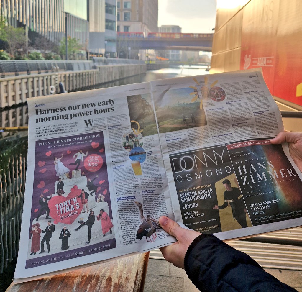 fspencersmith's tweet photo. Early birds catch the worm! The morning walk was included in the @EveningStandard's feature on making the most of the brighter mornings 🌅 @PoplarUnion https://t.co/tRoPhyOInl