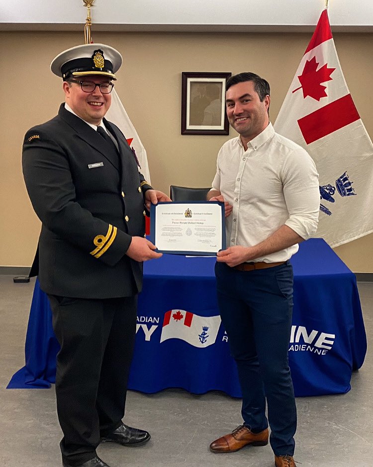 HMCS CABOT would like to welcome our newest recruit, NCdt Trevor Hickey! If you or someone you know are interested in joining the Navy Reserves, be sure to give us a call at 1 (709) 570-4766 or send us a message! 
#RCNavy #WeTheNavy