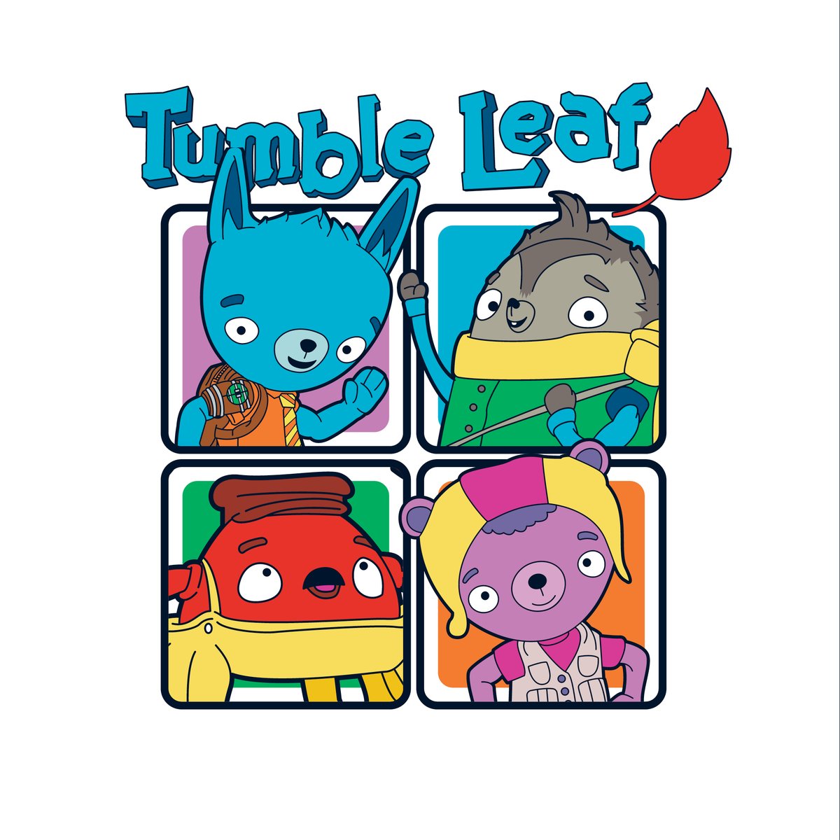 MutantLagoon's tweet photo. We've got MORE #TumbleLeaf designs!🎨 Remember, this project was self-initiated and not for sale. Which design is your favorite? Let us know!📷#MerchKit #KidsShow #Design #Proposal #Creative #Artwork #NotForSale #NewDesigns https://t.co/GGJt54Wa2o