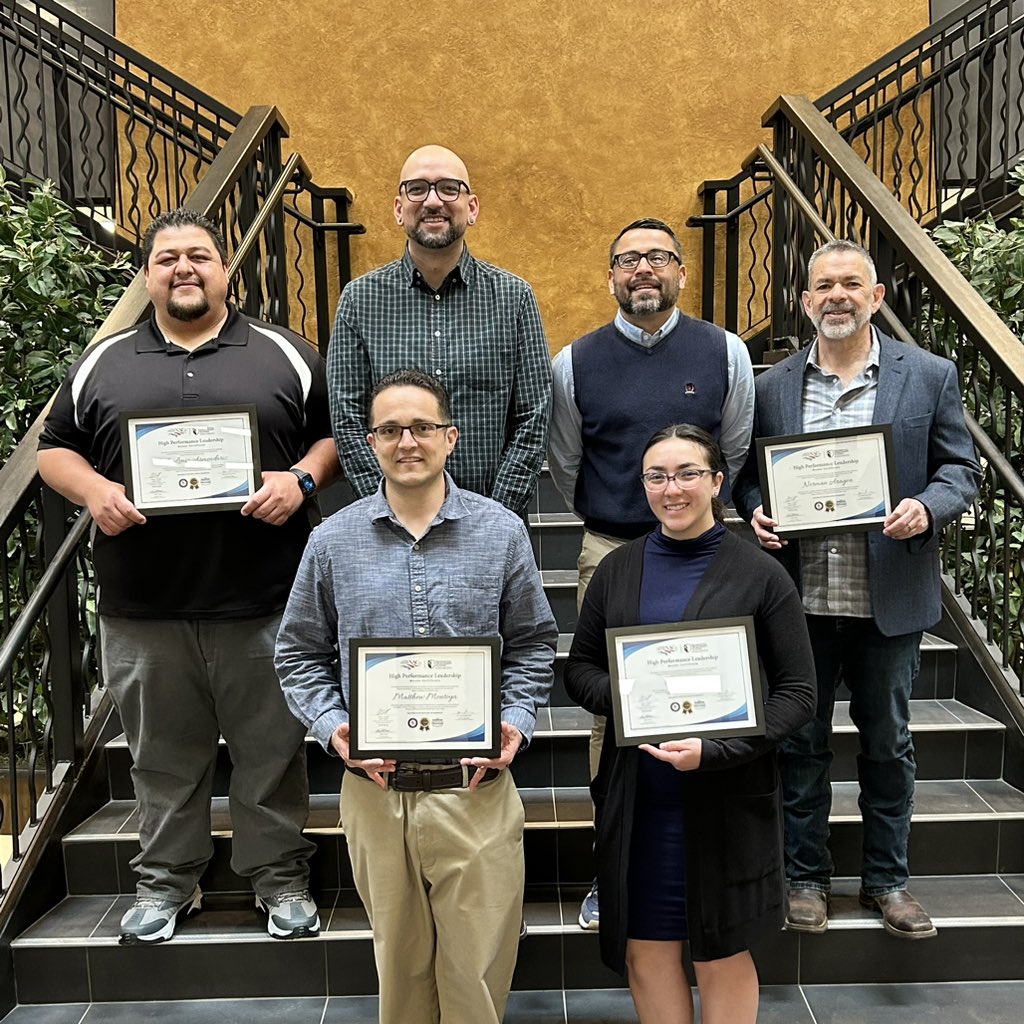 A BIG CONGRATS TO YOU! 🏆 We would like to thank the @PDA_Leadership and @NACoTweets for awarding the High Performance Leadership Certificates to Lenin, Norman, Matt and Alyssa. Thank you all for your hard work and commitment! #itsyouwevalue #ContinuingEducation