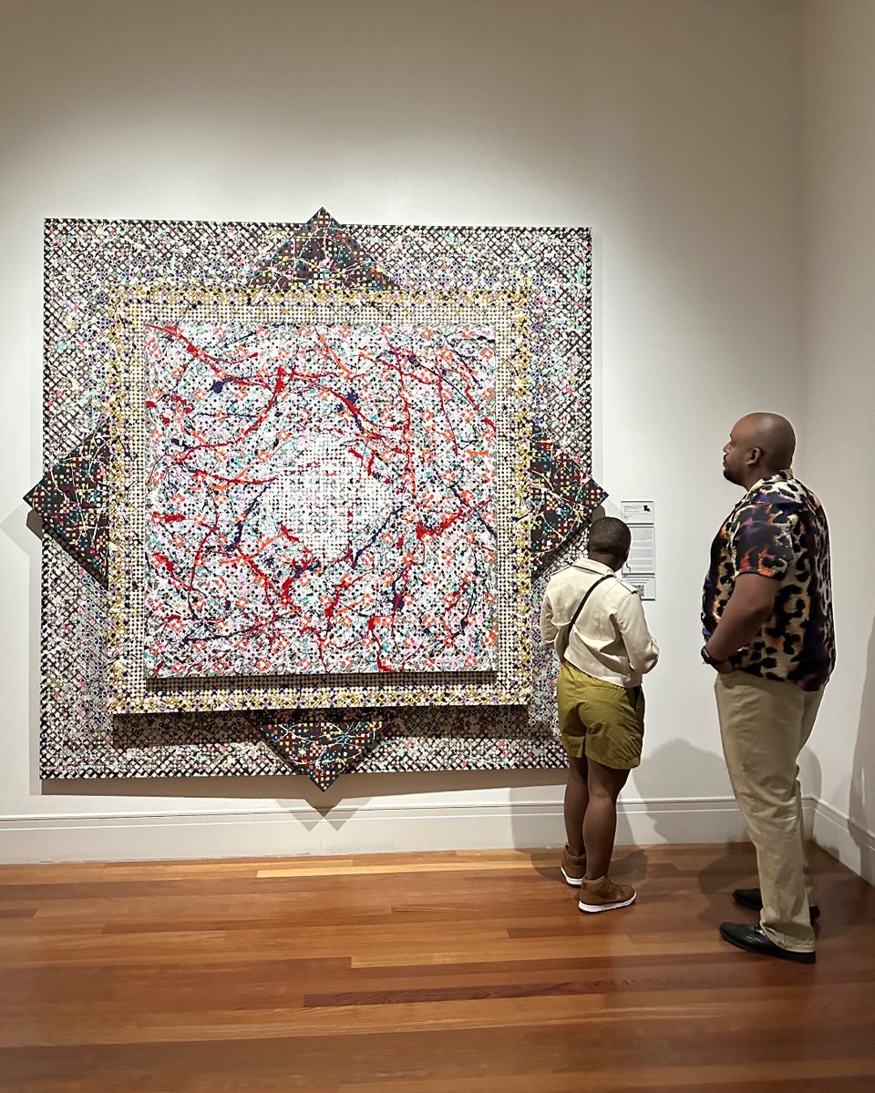 OgdenMuseum's tweet photo. “There is never any end. There are always new sounds to imagine; new feelings to get at..."  ― John Coltrane⁣
⁣
(Kendall Shaw, "Sunship (for John Coltrane)," 1982, Acrylic and mirror on canvas, 101" x 101" x 7", Gift of the Artist)⁣
⁣
#OgdenMuseum #SeetheSouth https://t.co/JnTXhTCLqU