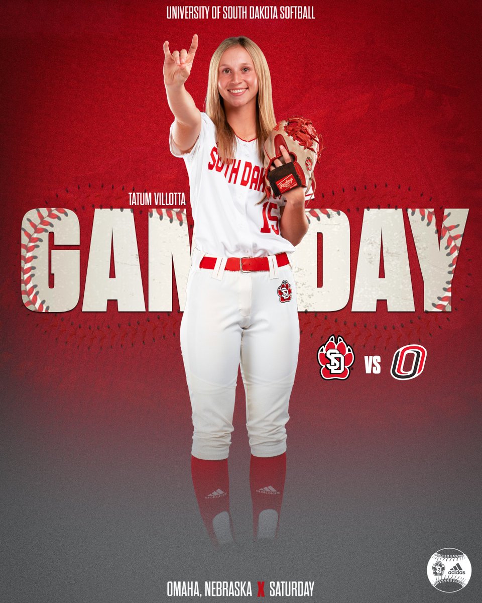 𝗚𝗼 𝗧𝗶𝗺𝗲!

📍- Omaha, Neb.
🕐- 1 p.m. (DH) vs. UNO
🖥️- yote.us/41GR5XK
📈- yote.us/3vQ9q4m
📰- yote.us/3H2RMm9

#WeAreSouthDakota x #GoYotes🐾