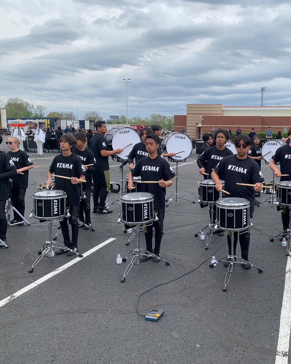 TAMAofficial's tweet image. In the lot with Vista Murrieta HS at WGI World Championships. @wgipercussion @vmhsband @vistamurrietasnareline #tama #wgi2023 #wgipercussion #drumline