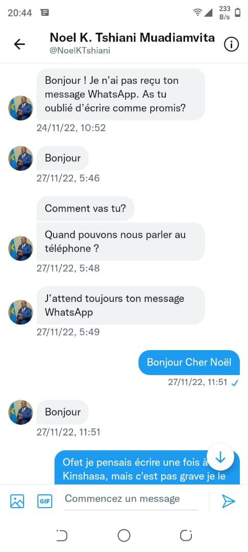 gisele_mulumba's tweet photo. #RDC 🚨🚨🚨🔥🔥🔥🔥 Même mode opératoire !

Cette loi est devenue un truc qu’il utilise pour attraper sa proie ! 

C’est ça son plan Marchal!

Capture 1/227 .

@kajabika_r  une autre victime ! https://t.co/5OFFf2jptD