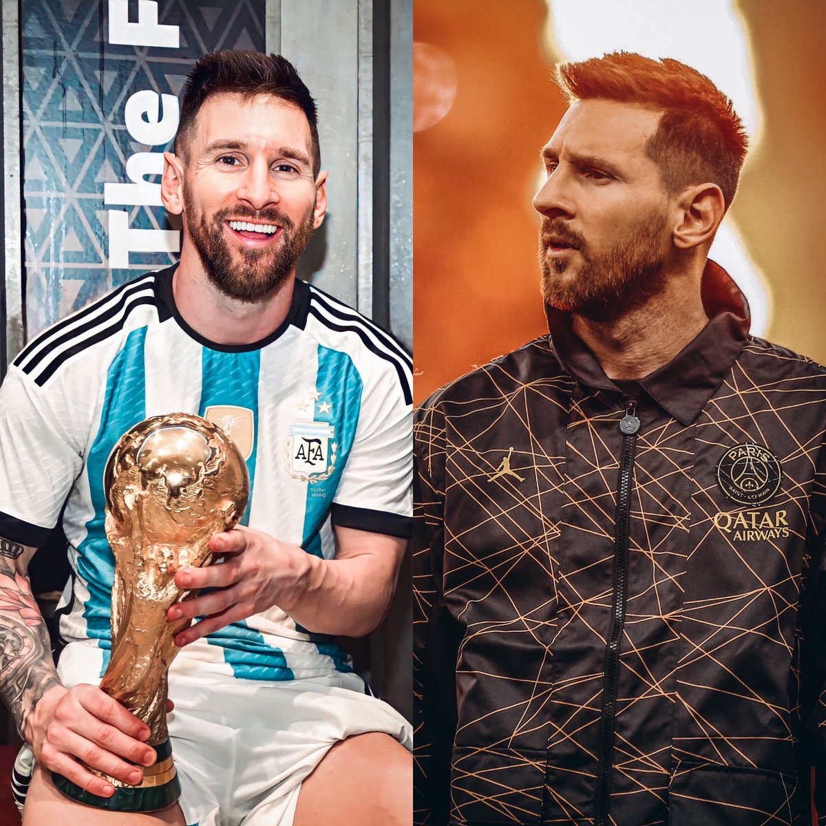 🇦🇷🌟 Lionel Messi es el futbolista con MÁS CONTRIBUCIONES DIRECTAS [36G y 24A] en la presente temporada en TODO el mundo.

Lo siguen Kylian Mbappé [56] y Erling Haaland [55]. Él va camino a los 36 años. Sus perseguidores, 24 y 22.

Ah, y un dato no menor: Lionel asistió 12 VECES