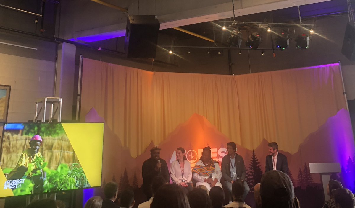 “There is so much momentum in Africa.  African countries have shown large scale restoration is possible”, - Emily <a href="/BezosEarthFund/">Bezos Earth Fund</a> 
<a href="/onetreeplanted/">One Tree Planted</a> <a href="/WorldResources/">World Resources Institute</a> #terrafund portfolio 
Next phase for <a href="/BezosEarthFund/">Bezos Earth Fund</a> is to find pipeline of portfolio partners