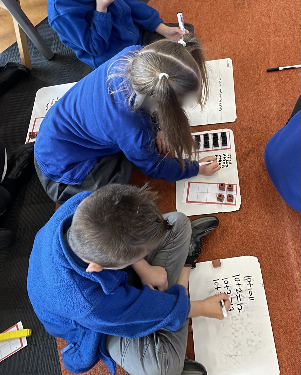 Y1WFA's tweet photo. As mathematicians this week we’ve shown amazing enthusiasm learning about teen numbers. Representing them in different ways; number lines, tens frames, equations, things and words. Bringing it all together today! Well done to our Brilliant Beech learners!#collaboration #curiosity https://t.co/kc7Ehj3IM7