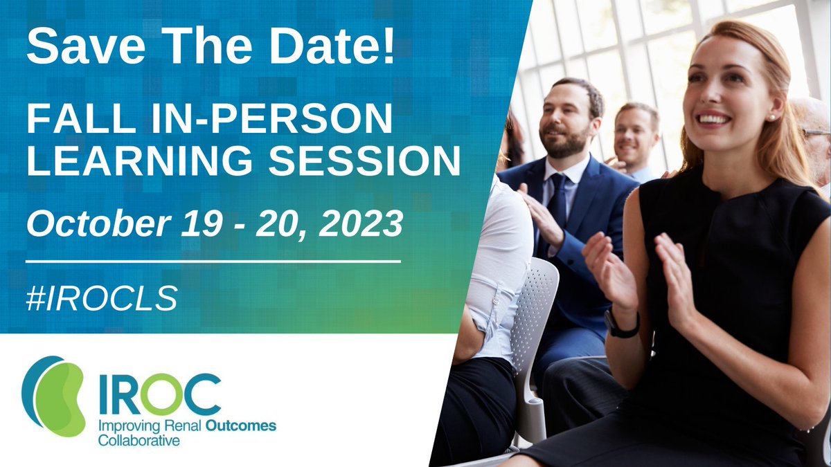 IROCNow's tweet photo. Save the date for our Fall Learning Session: October 19 - 20, 2023!
More details coming soon! https://t.co/dxj3xfksvD #IROCLS #IROCVLS https://t.co/poTA9HeXf3