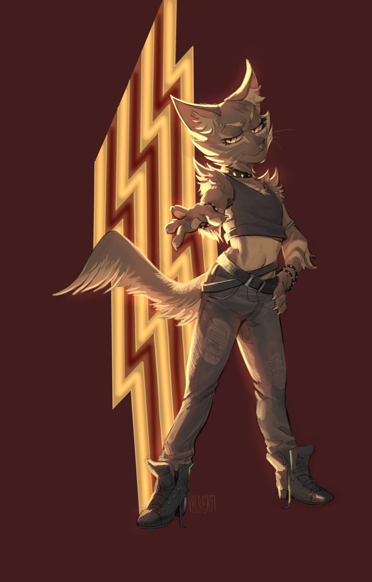 Vol_Beast's tweet photo. Hello I emerge from a mind rotting hiatus to bring you this draw of my fursona Lackadaisy-fied  in light of the pilot making me weep in joy about one of my fave pieces of media getting recognition ;w;

#lackadaisy https://t.co/KhVVAQBP7c