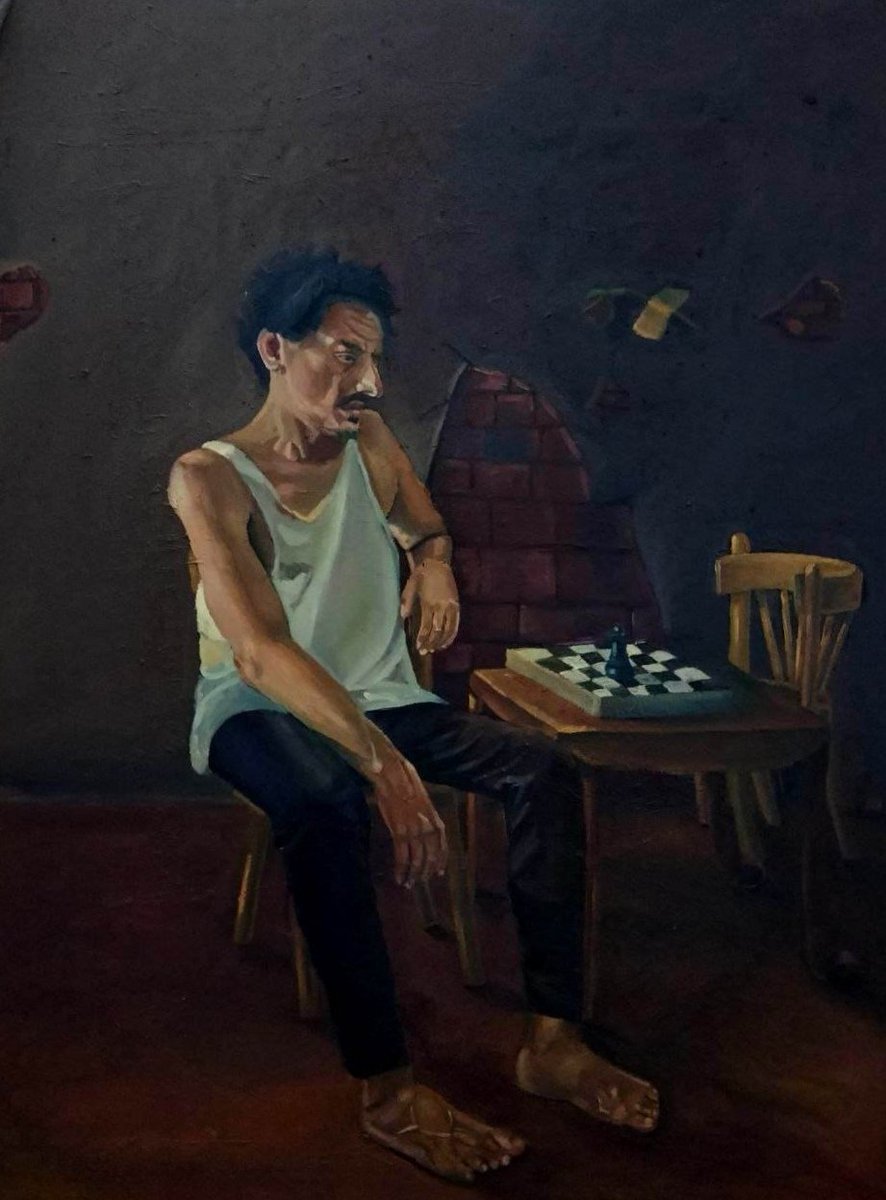 SamerAkram15's tweet photo. Oil on canvas
120*100 https://t.co/Em8rK26QGK
