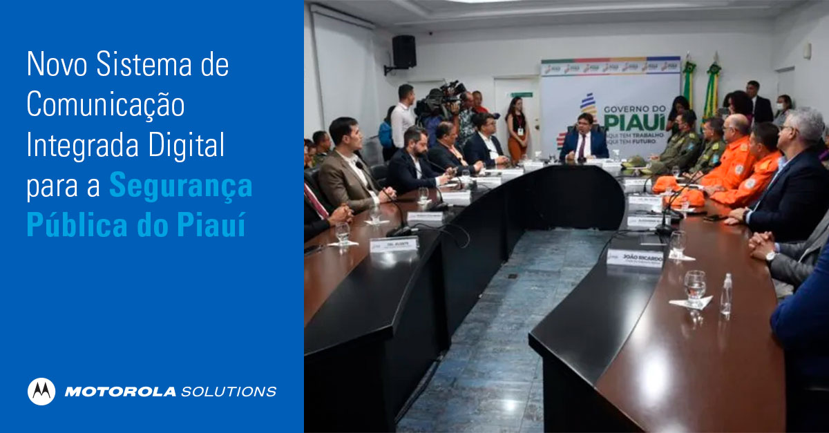 O <a href="/GovernodoPi/">Governo do Piauí</a> anunciou um pacote de medidas para melhorar a #SegurançaPública: A implantação de um novo #SistemaDeComunicação Integrada Digital da #MotorolaSolutionsBrasil junto com a aquisição de equipamentos e tecnologias. Conheça todos os detalhes! 👉🏽 bit.ly/43POcFD