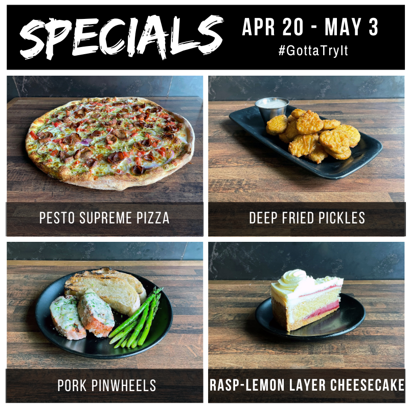 It's beautiful outside, we have a new set of specials, so what's stopping you from enjoying a night out at Pizza Works??

#gottatryit #specials #morethanjustpizza #pizzaworks