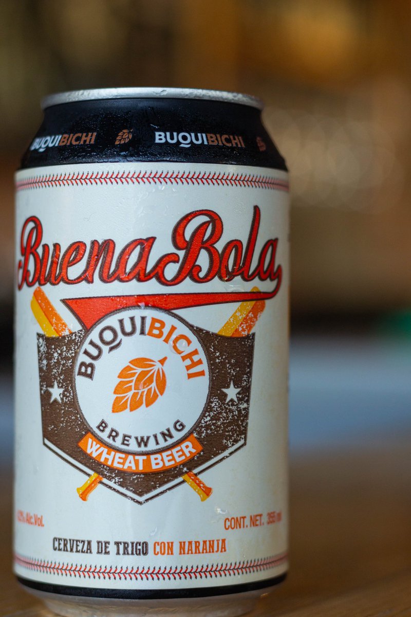 BuquiBichi's tweet image. Béisbol por todos lados y la cheve para disfrutar el rey de los deportes, la tenemos nosotros 🍻.

Buena Bola
#WheatAle con cáscara de naranja 🍊.

Disfruta todo el juego, todos los juegos, disfruta lo que quieras con esta exquisita cheve ⚾️.

#BuquiBichi 🍻.