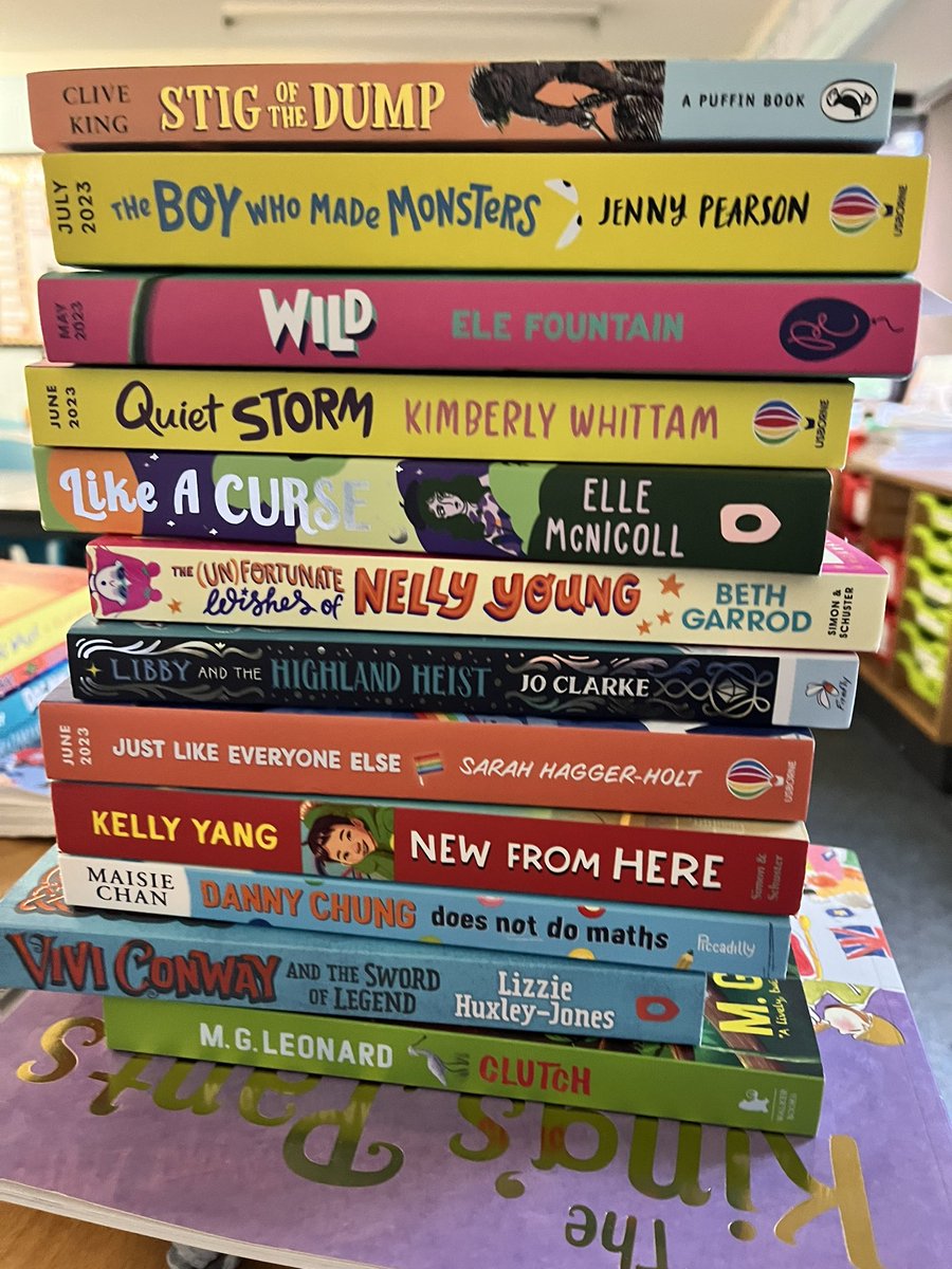 Been great sharing this amazing selection of books across Y4-6 this week. Feel so lucky to be able to share such high-quality texts with my school 🤩📚 @MGLnrd @littlehux @J_C_Pearson