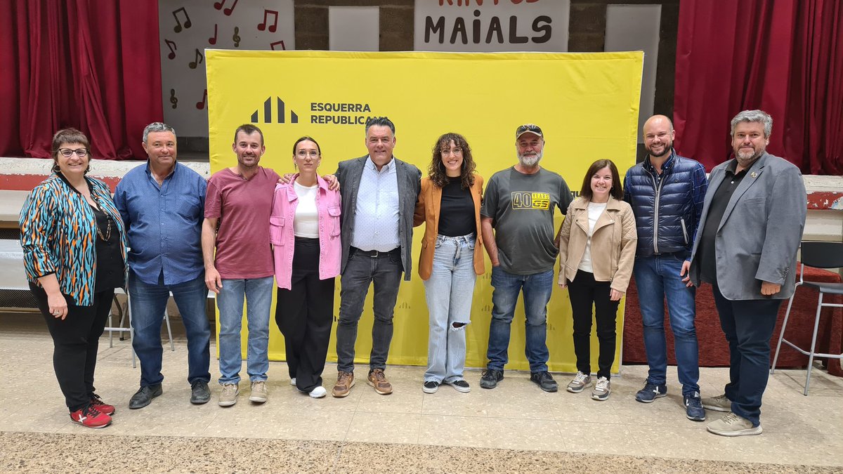 ErcSegria's tweet photo. Maials ha d'esdevenir republicà per assolir la transformació que necessita, amb polítiques valentes, pensades per a les totes les persones.  En Lluís és l'única opció per acabar amb el clientelisme i les velles maneres de fer política municipal. #TotsSomMaials #SegriaPower https://t.co/fvIk3XAU3V