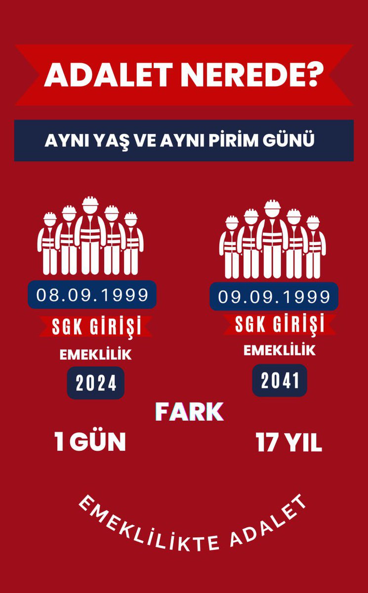 Bize adil davranmadınız kesin çözüm gelmezse seçimdede  bizden adil beklemeyin #2000LereAdilKademe
