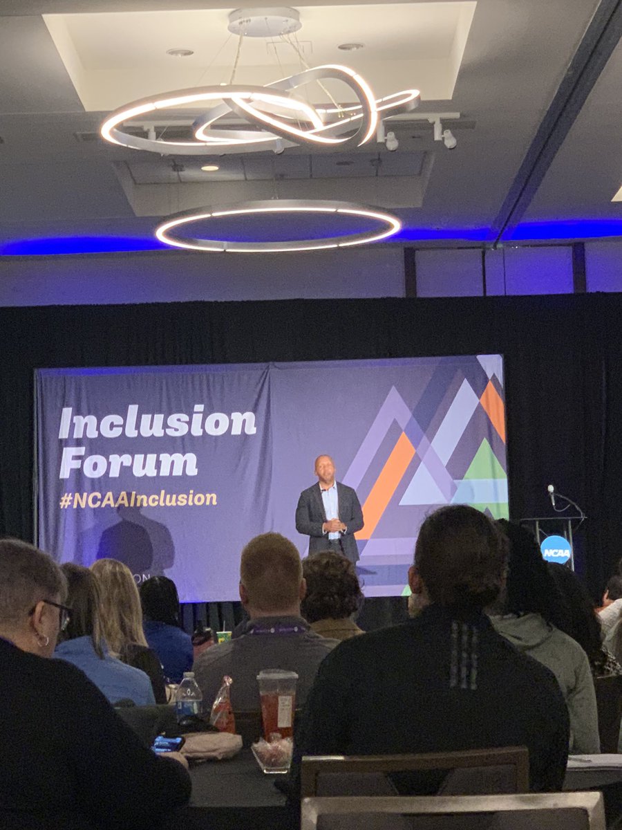 KarinaSteitz's tweet photo. I couldn’t be more thankful to be at the #NCAAInclusion forum this weekend. I am excited, emotional and inspired to be learning about the DEI efforts done in collegiate athletics. @NCAA https://t.co/s6kbJz4Zw7