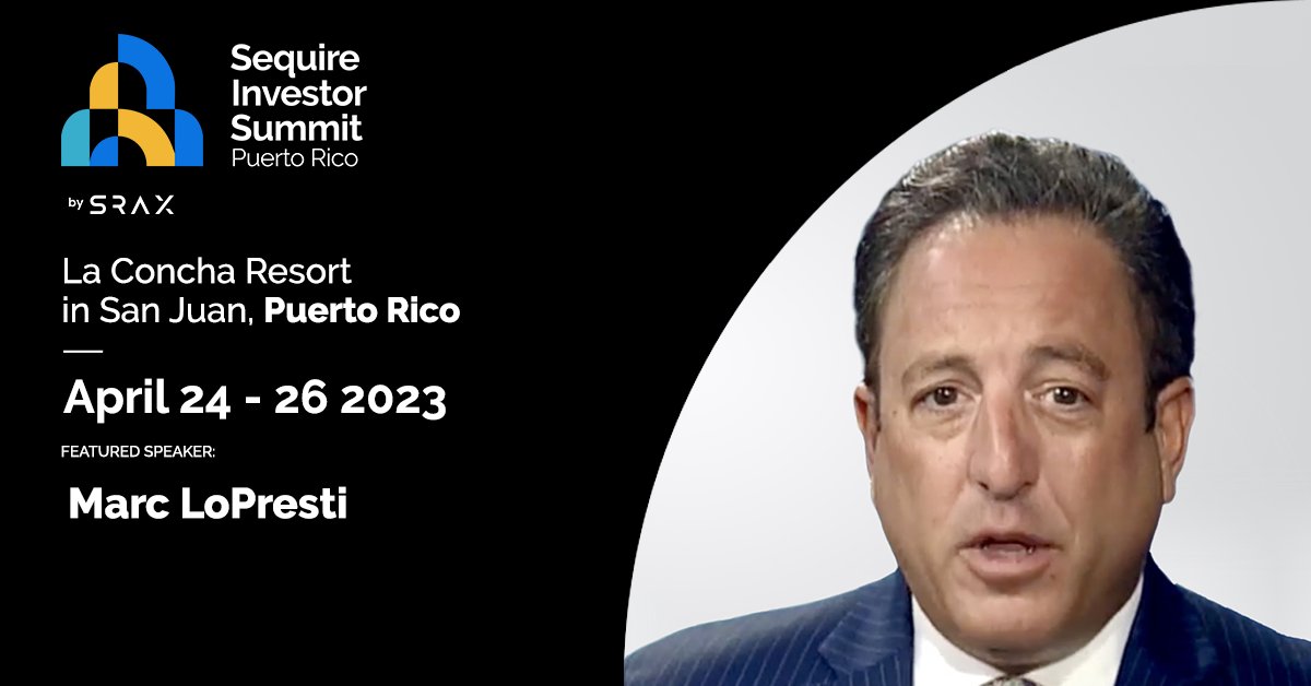 SRAXmedia's tweet photo. Investors, mark your calendars! Only 3 days left until the #SequireInvestorSummit! Get ready to hear from industry leaders like @MXLESQ
Check out the full schedule here: https://t.co/2dzKYsuZho
#SequireEvents #InvestorCommunity #PuertoRico https://t.co/Cs9I8FDKAl