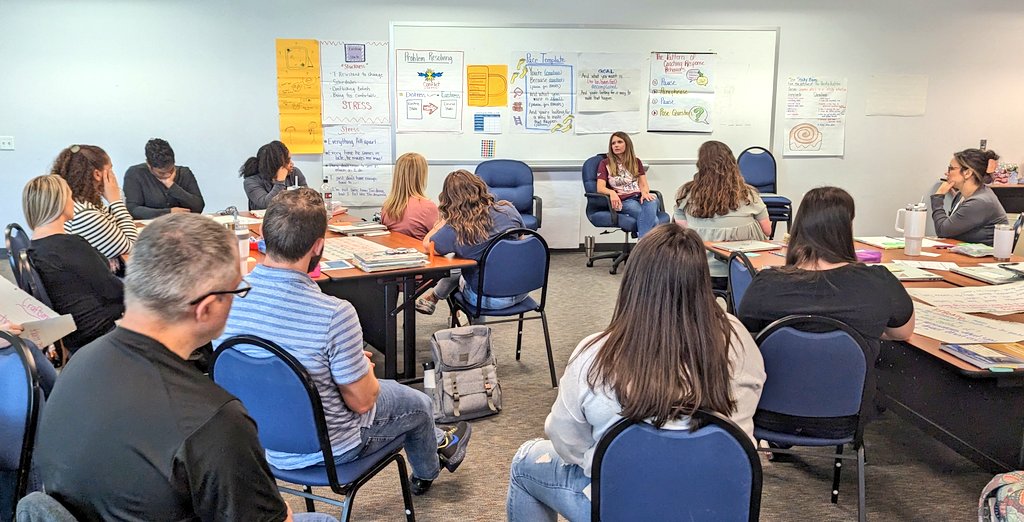 thinkfree1976's tweet photo. Cognitive Coaching practice: Listening for States of Mind to craft mediative questions in a problem resolving conversation. Thank you @LeslieCottrell3 for volunteering to be our model! #CCISDICs https://t.co/EI3EjSYPnW