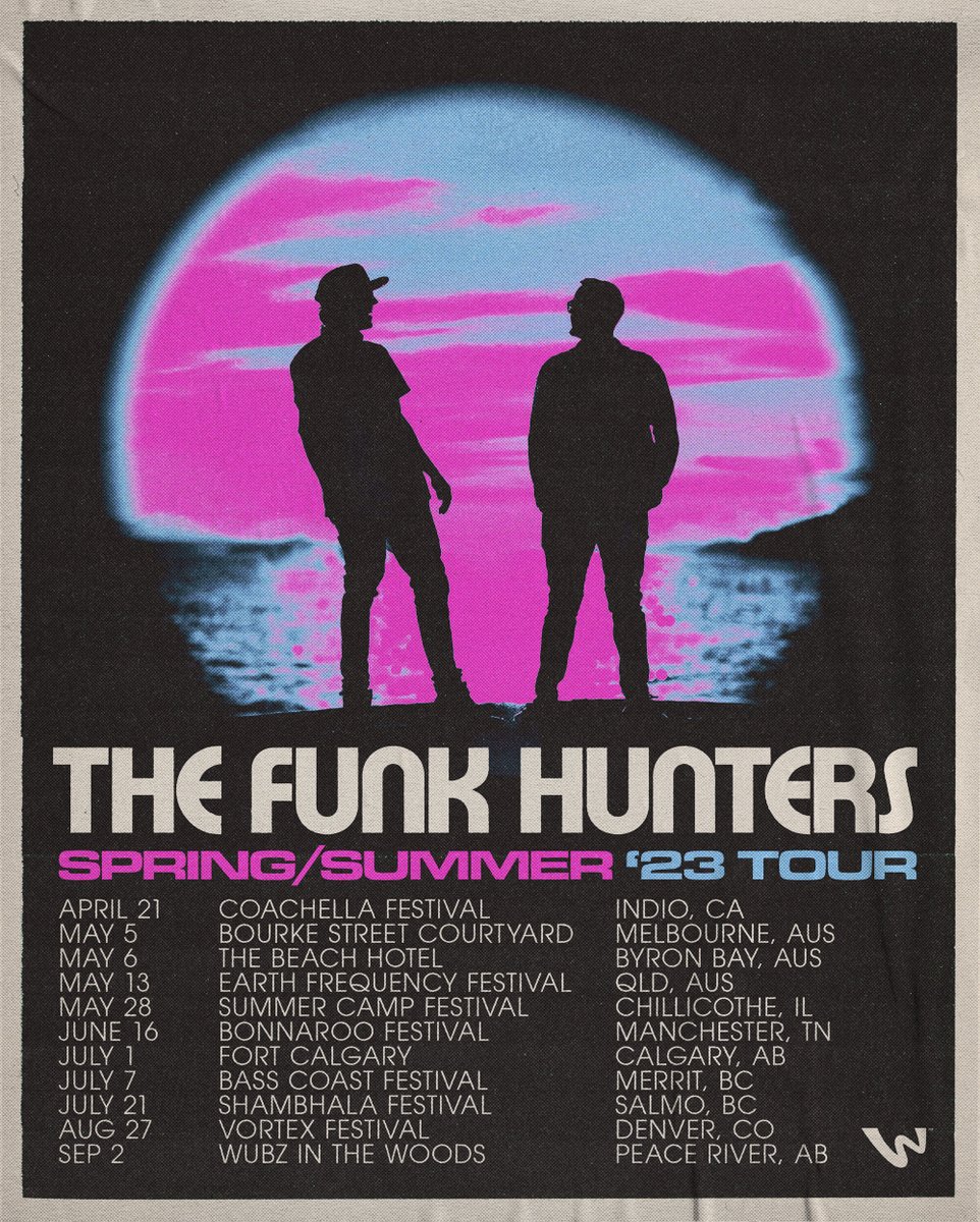 midnight_canada's tweet photo. Let's get FUNKY🎶🕺@thefunkhunters  kick off their heavily hyped Spring/Summer tour - first stop Coachella ☀️

INFO &amp; TIX ➡️ https://t.co/X1EC1NtKKC
#thefunkhunters #springsummertour #midnightagency https://t.co/TQsEqXDocS