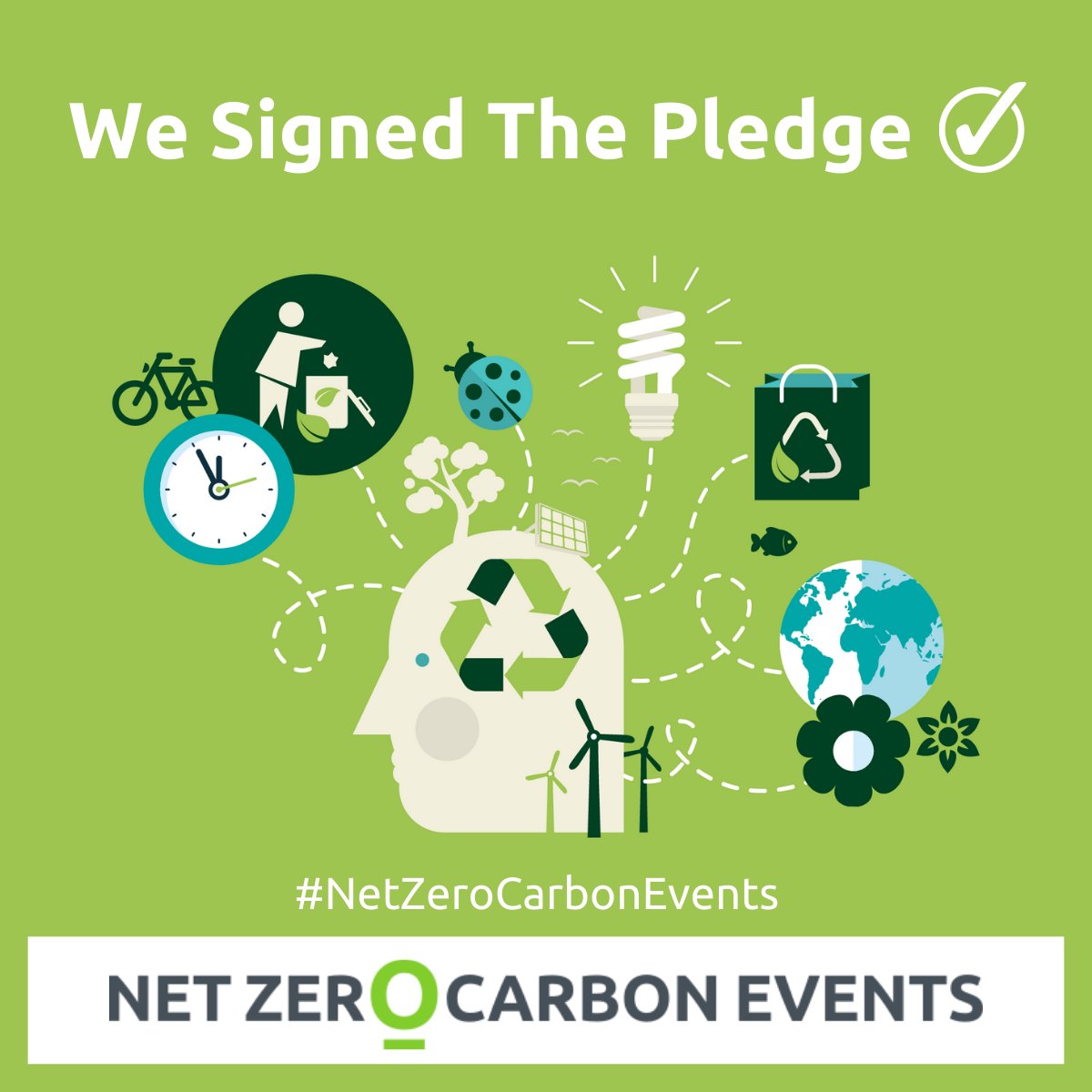 PulseProgress's tweet image. We've just signed the Net Zero Carbon Events Pledge and are encouraging other event organisers and suppliers to do the same at netzerocarbonevents.org #sustainability #events #netzero